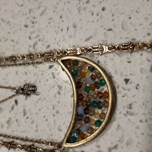 3 Strand Lucky Layers Evil Eye Necklace by Lucky Brand